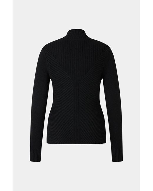 Bogner Black Shannon Cashmere Troyer