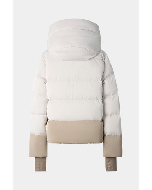 Bogner White Naia Down Ski Jacket