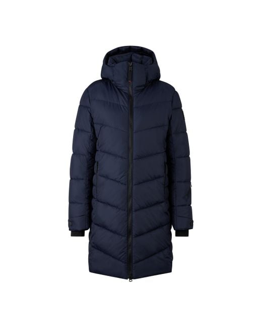 Bogner Fire + Ice Blue Aenny Quilted Coat