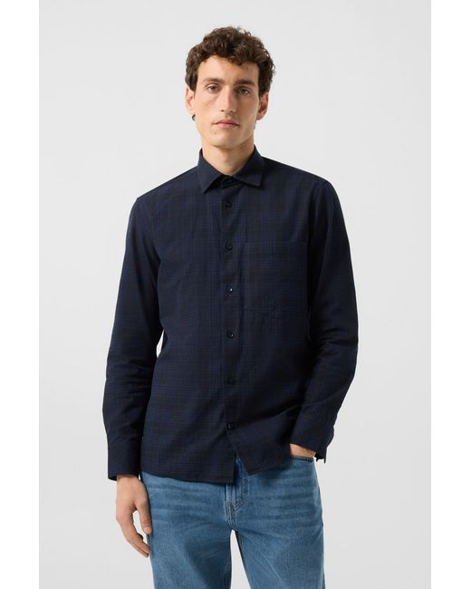 Bogner Blue Hardy Cotton Shirt for men