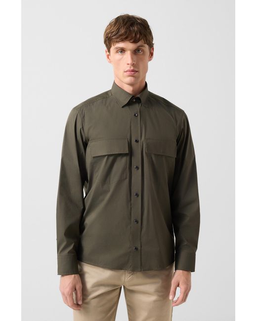 Bogner Green Heiko Poplin Shirt for men