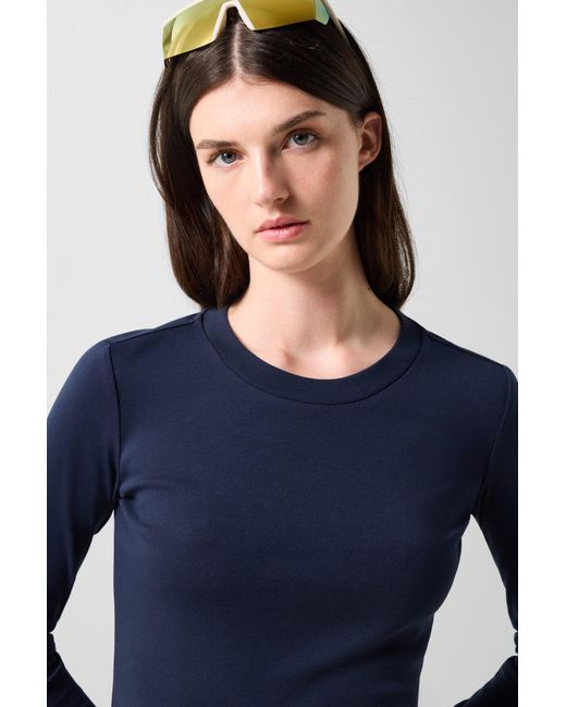 Bogner Blue Nikini Cotton Long-Sleeved Top For