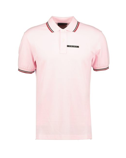 Pink prada polo Clearance