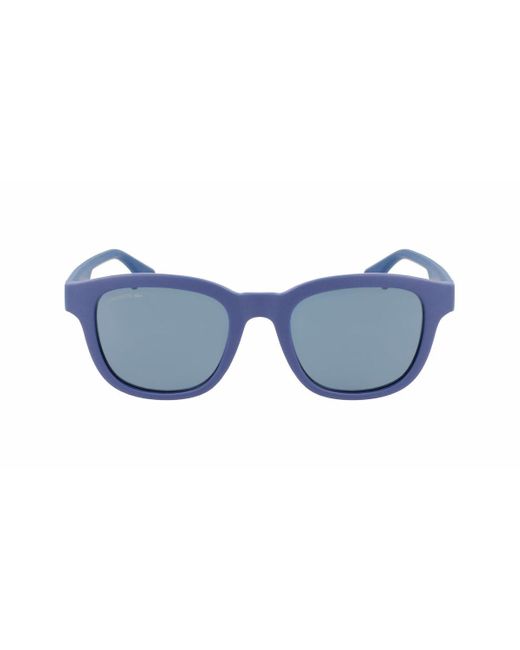 Lacoste Men's Aviator sunglasses L126S 424 Silver/Blue w/Blue Mirror Lens  New! | eBay