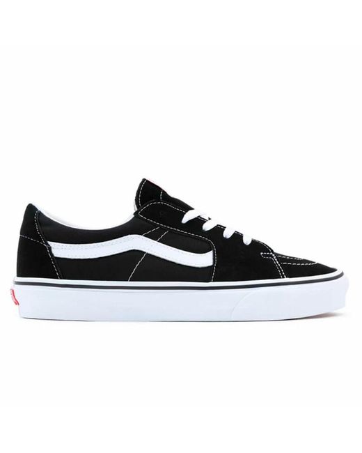 Womens black vans trainers cheap