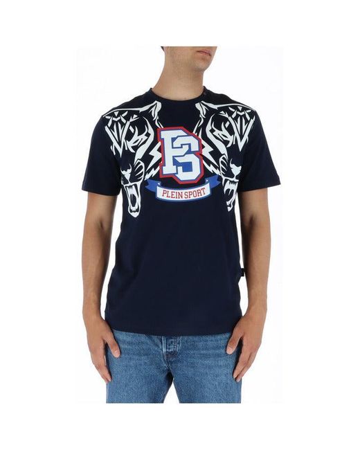 Philipp Plein T-shirt in Blue for Men | Lyst UK