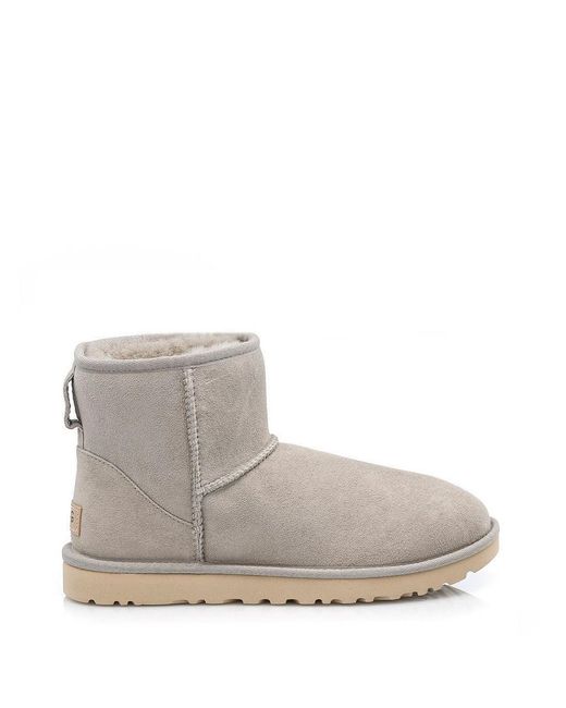 UGG Shoes Black Ankle Boots in Gray | Lyst