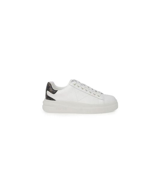 guess white sneakers womens