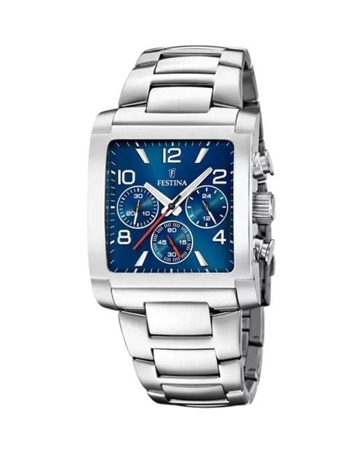 Besonderes Design Festina Men\'s Watch F20652/1 Blue for | in Lyst Men Silver