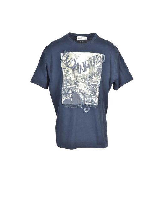 vivienne westwood blue t shirt