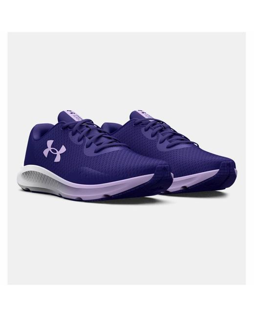 Under Armour Running Shoes For Adults Charged Pursuit 3 Lady Purple in Blue