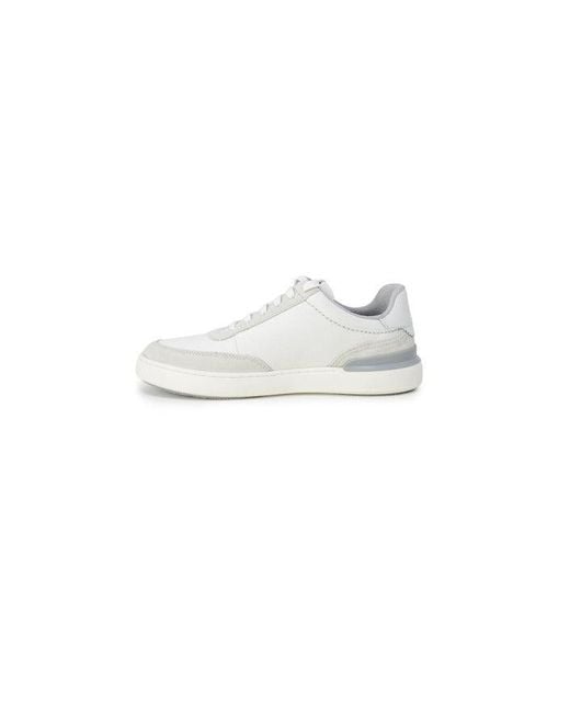 clarks white sneakers