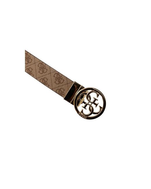Guess Women Belt in Metallic Lyst