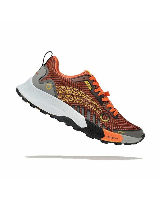 Atom Running Shoes For Adults At121 Technology Volcano Orange Men in