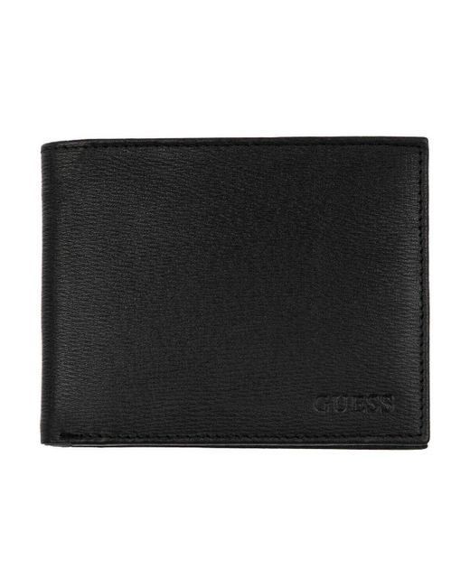 Guess Men's Wallet Smhllvlea27-bla-os (10 X 12,5 Cm) in Black for Men ...