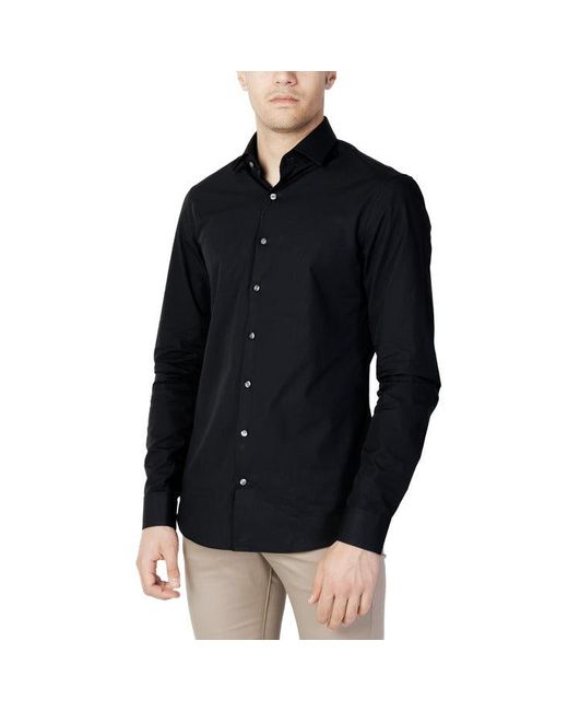 Calvin Klein Shirt in Black for Men | Lyst
