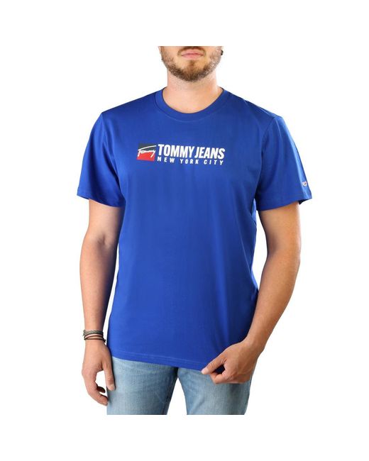 Tommy Hilfiger Dm0dm14001 T-shirts in Blue for Men | Lyst