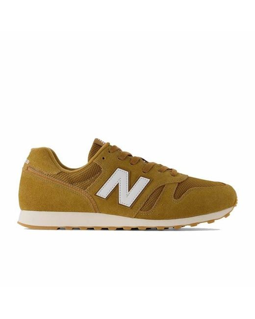 New Balance Men's Casual Trainers 373 V2 Light Brown in Green for Men | Lyst