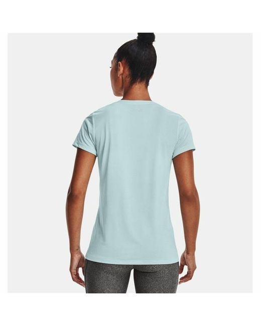 Under Armour Women's Short Sleeve T-shirt Tech Twist Light Blue