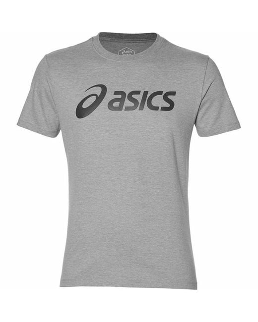 Asics Men's Short Sleeve T-shirt Big Grey in Gray for Men | Lyst