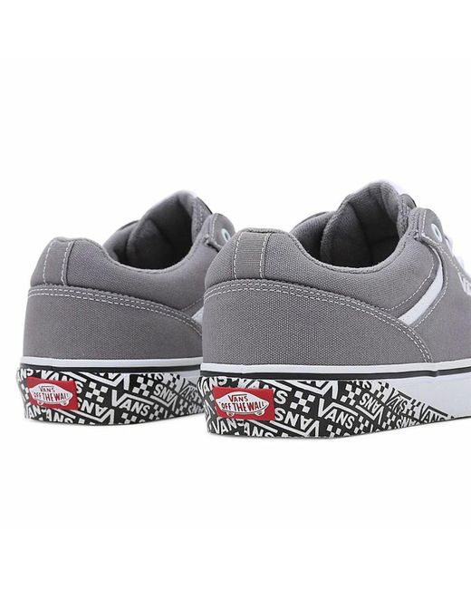 Vans Men s Casual Trainers Seldan Grey in Grey for Men Lyst UK