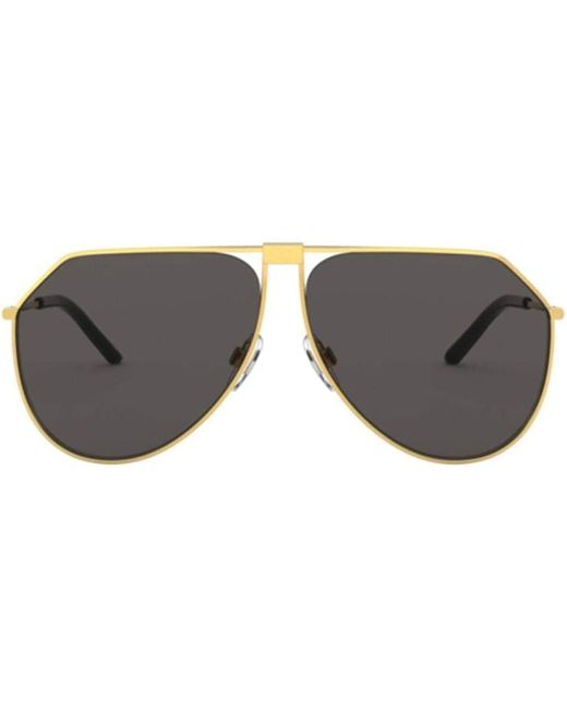 Dolce & Gabbana Unisex Sunglasses Slim Dg 2248 in Metallic for Men | Lyst