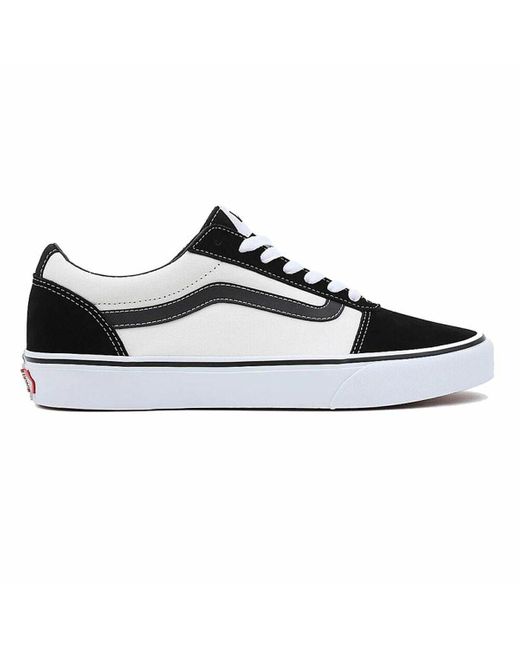 Vans Men's Casual Trainers Ward White in Black for Men | Lyst
