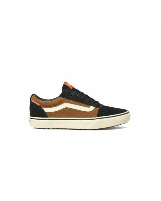 Black and cheap multicolor vans