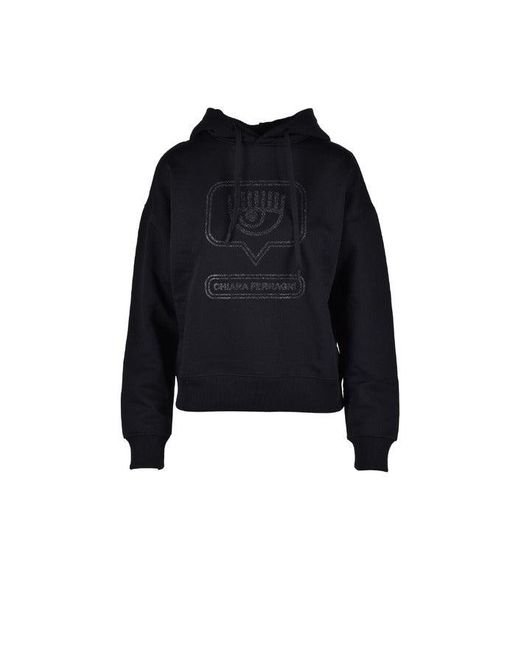 Chiara Ferragni Sweatshirts in Black | Lyst