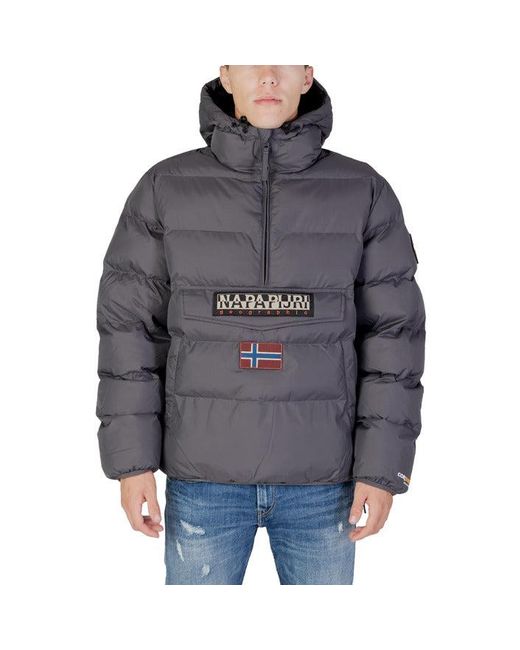 Napapijri Men Jacket in Gray for Men | Lyst