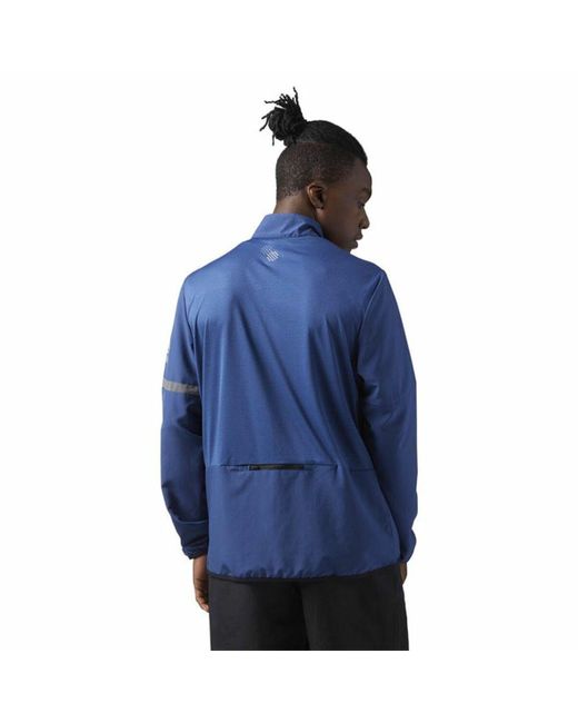 Reebok Men's Sports Jacket Run Woven Dark Blue for Men | Lyst