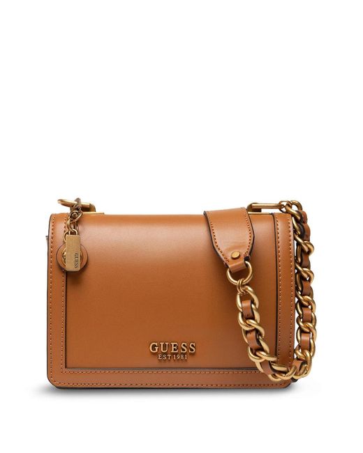 Guess Abey Crossbody Bag in Brown Save 2 Lyst