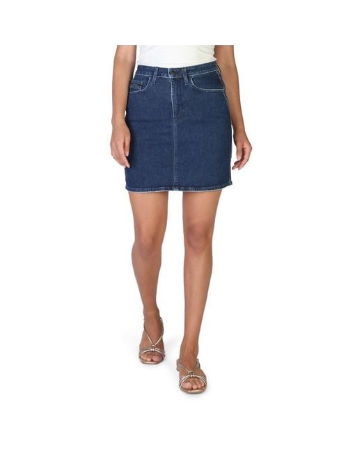 calvin klein skirt denim