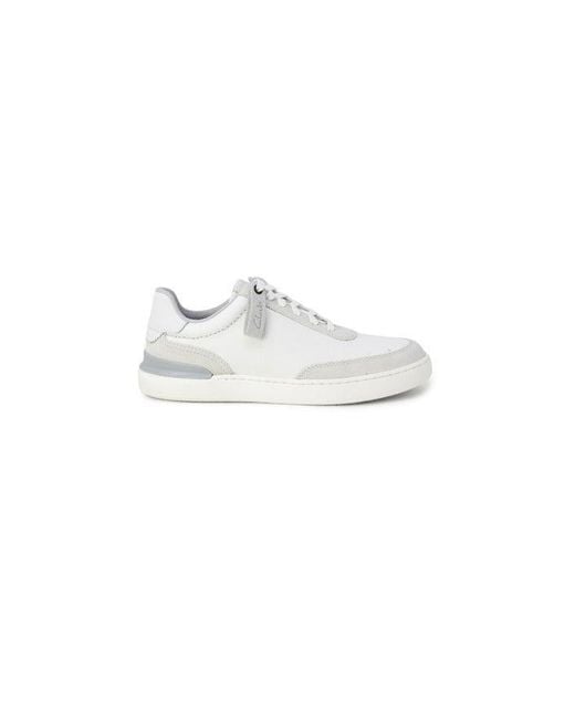 clarks white sneakers