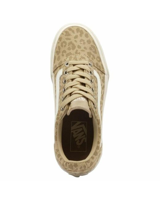 Vans Women s Casual Trainers Ward Leopard Beige Lyst