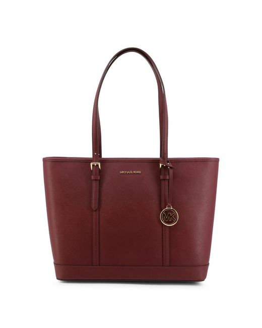 Michael Kors Leather Shopping Bags in Red - Save 32% | Lyst