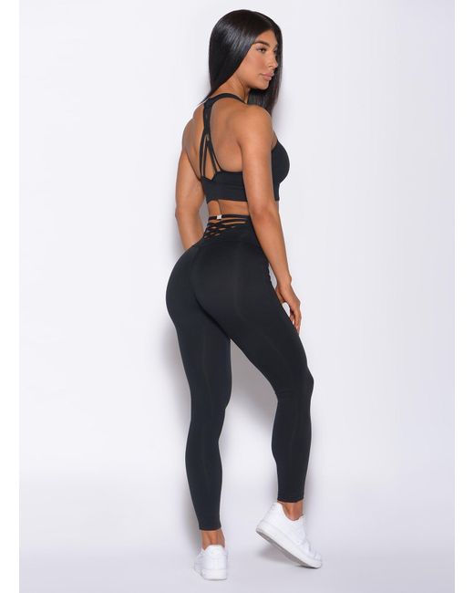 Bombshell Sportswear Sexy Back Leggings in Black | Lyst