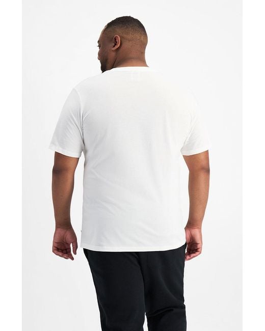 Bonds White Midweight Crew Tee for men