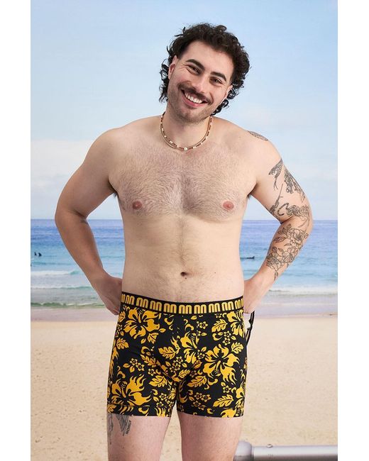 Bonds Blue X Double Rainbouu Icons Quickdry Trunk for men