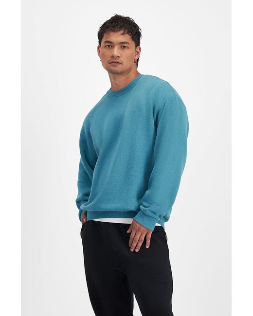 Bonds Blue Sweats Relaxed Fleece Pullover for men