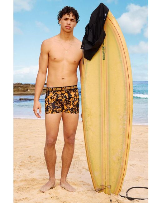 Bonds Blue X Double Rainbouu Icons Quickdry Trunk for men