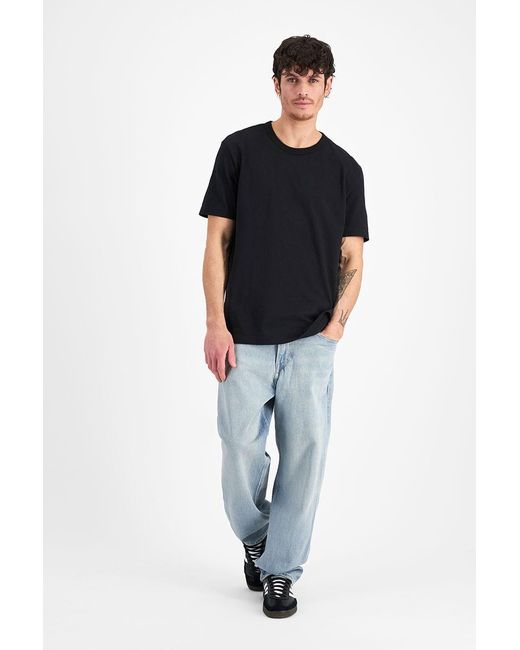 Bonds Black Oversized Heavyweight Crew Tee for men
