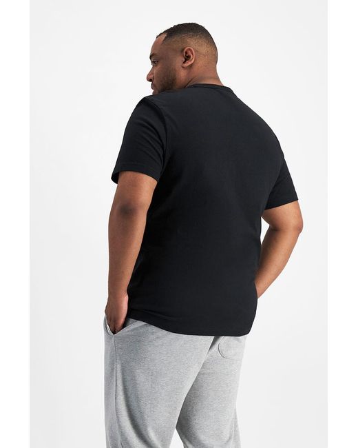Bonds Black Oversized Heavyweight Crew Tee for men