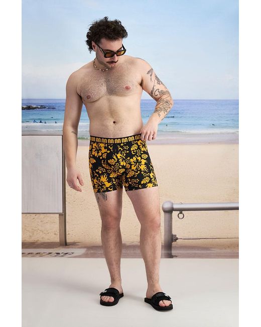 Bonds Blue X Double Rainbouu Icons Quickdry Trunk for men