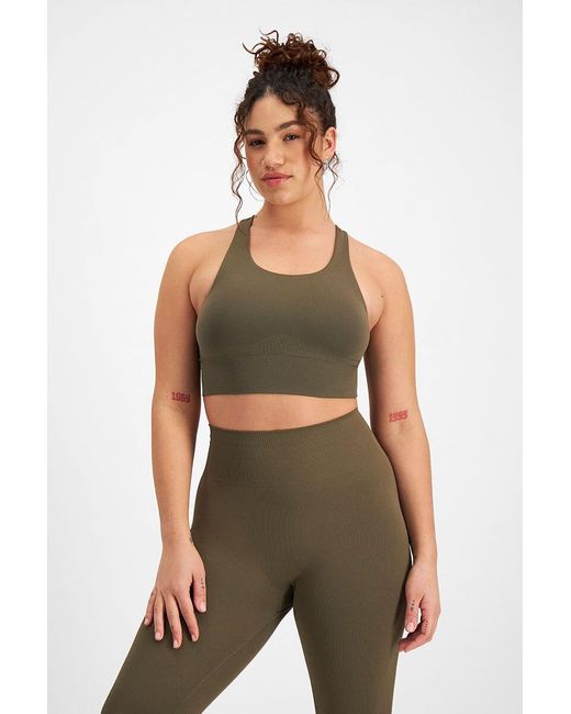 Bonds Green Move Seamless Crop