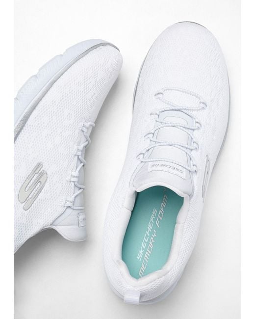 bonprix Skechers Sneaker mit Memory Foam in Wei Lyst DE