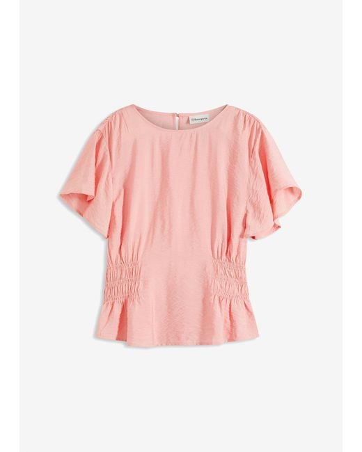 bonprix Pink Blusentop Aus Softem Viskose-Mix