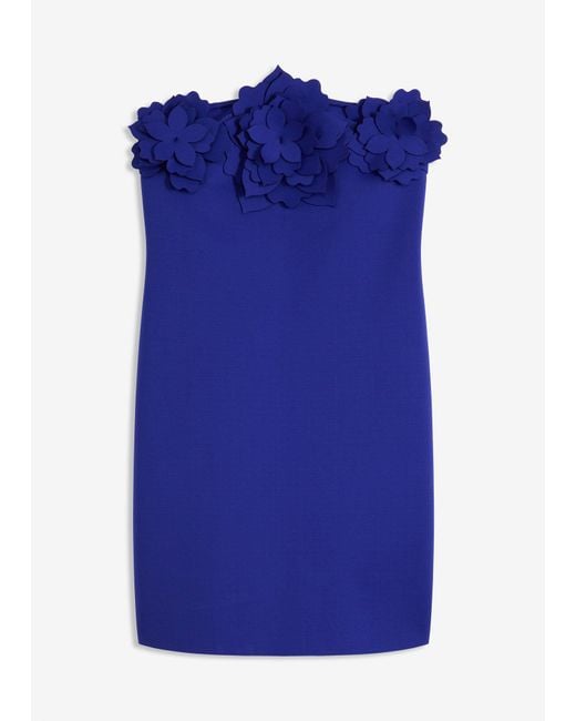 bonprix Blue Bandeau-Kleid Aus Fester Scuba-Qualität