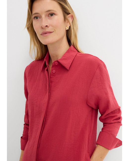 Camicetta Lunga di bonprix in Red