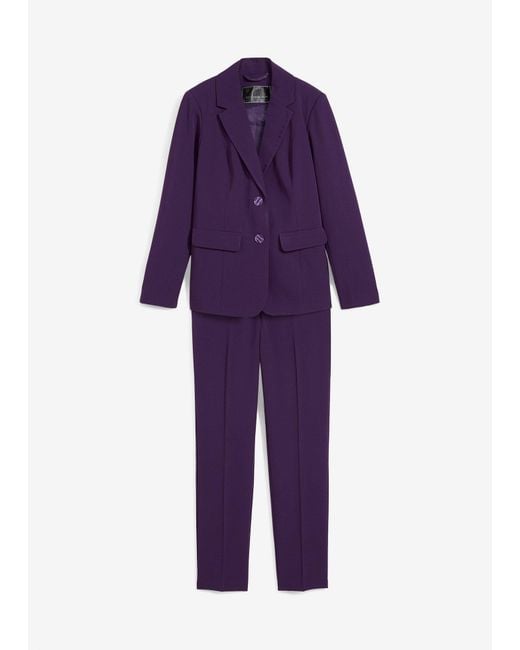 Tailleur (2 Pezzi) di bonprix in Purple